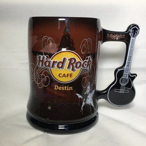 DESTIN FL - HARD ROCK CAFE Guitar Handle Mug - Love All, Serve All    NWT